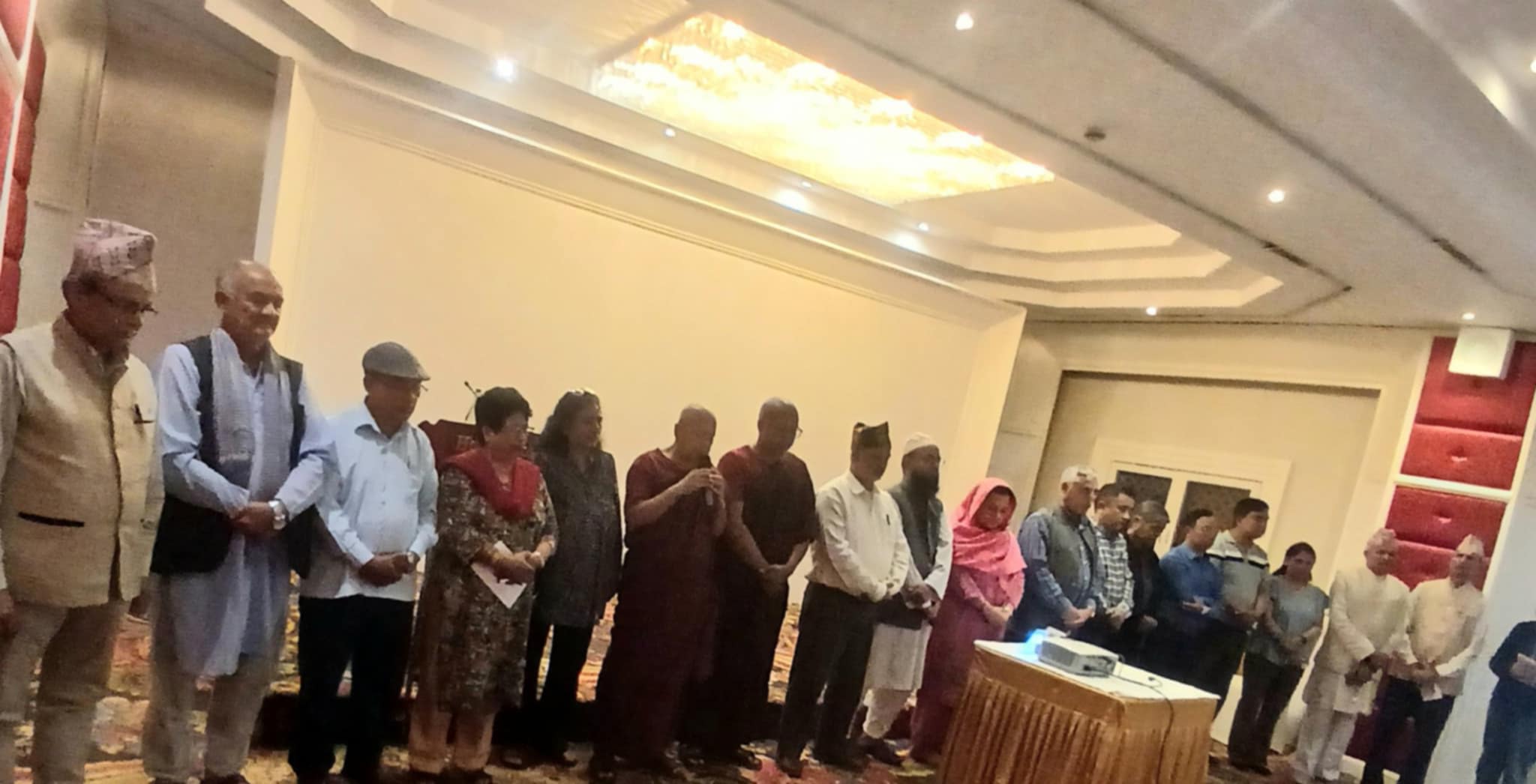शान्ति र मेलमिलापको कामना गर्दै अन्तर धार्मिक प्रार्थना सभा