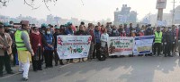 भक्तपुरका सडकमा एकसाथ सफाई, स्वास्थ्य र ट्राफिक सचेतनाका अभियान