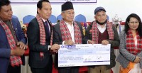 विभिन्न डिभिजन खेल्ने १२ क्लवलाई ललितपुर महानगरको सम्मान