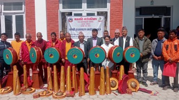धार्मिक समुदायलाई वागमती गाउँपालिकाको सहयोग