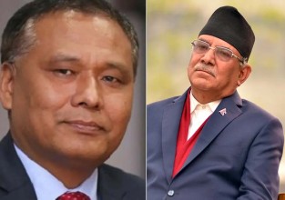 कुलमान घिसिङ बर्खास्त, प्रचण्डको प्रतिक्रियाः सरकारकोे आपत्तिजनक काम