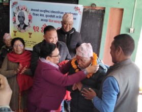 सामाजिक रुपान्तरणमा दिलबहादुर श्रेष्ठको योगदान अतुलनीय: पम्फा भुसाल