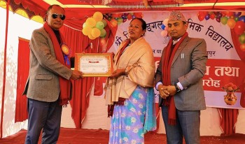 महालक्ष्मीका सामुदायिक विद्यालय गुणस्तरीय बनिरहेका छन् : नगरप्रमुख श्रेष्ठ